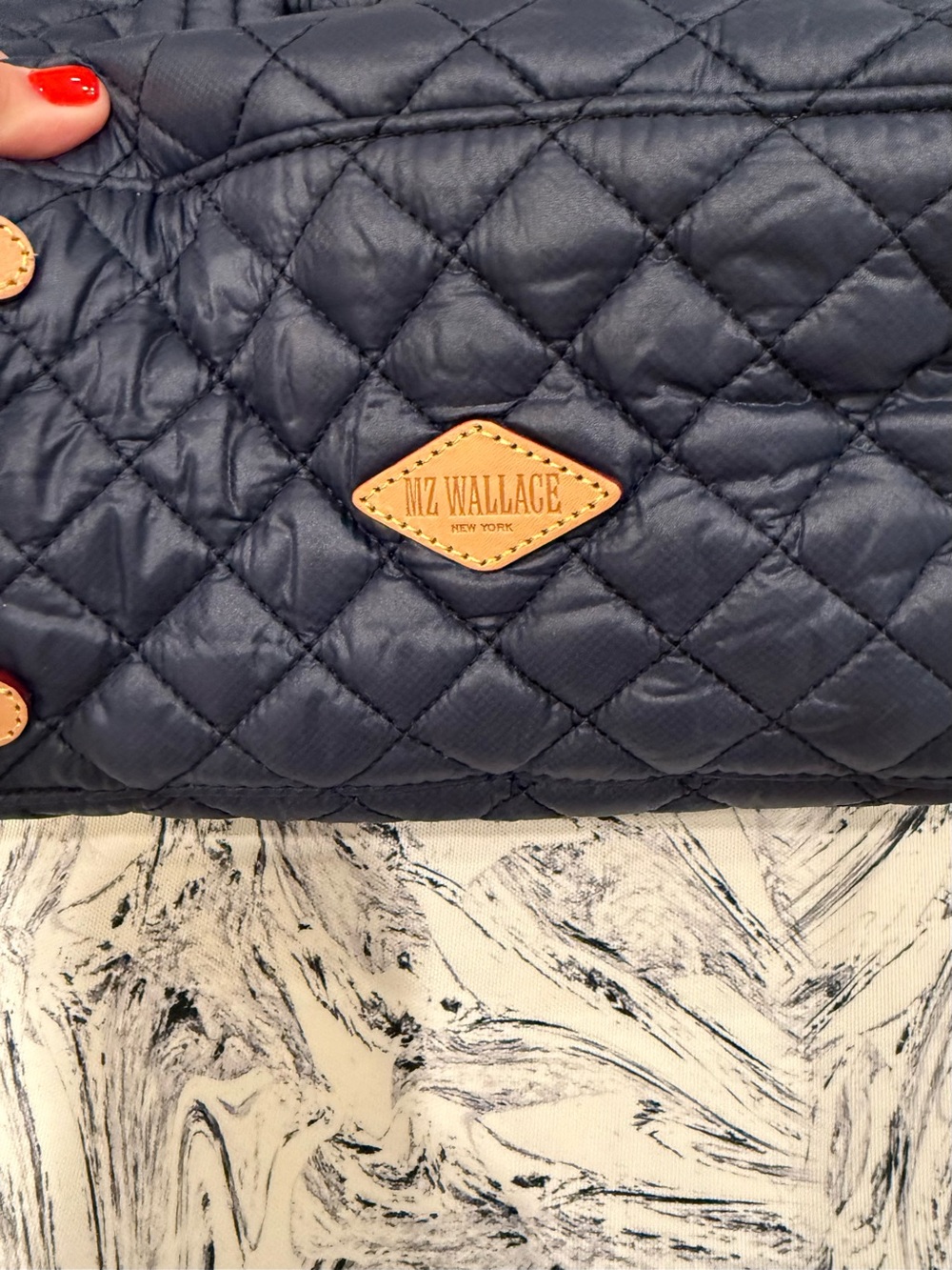 MZ Wallace Navy Small Sutton Deluxe NWOT - Picture 14 of 14